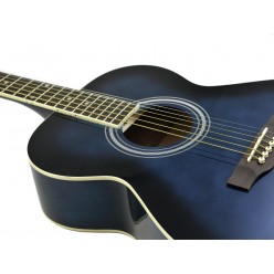DIMAVERY AW-303 Western guitar blueburst